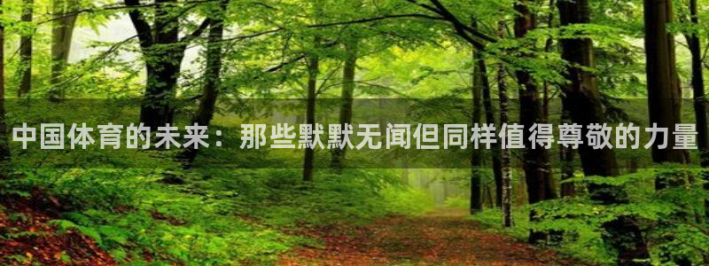 3377体育官网下载：中国体育的未来：那些默默无闻但