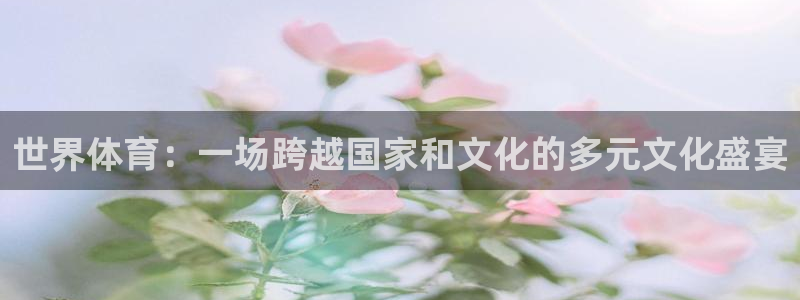 3377体育官网下载平台假的吗是真的吗吗：世界体育：一场跨越